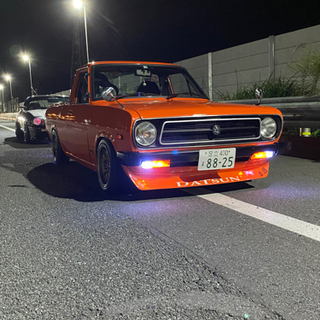 サニトラ　ショート　オールペン済　シャコタン　サニートラック　旧車