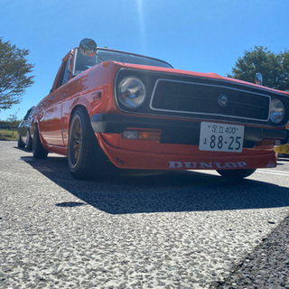 サニトラ　ショート　オールペン済　シャコタン　サニートラック　旧車の画像