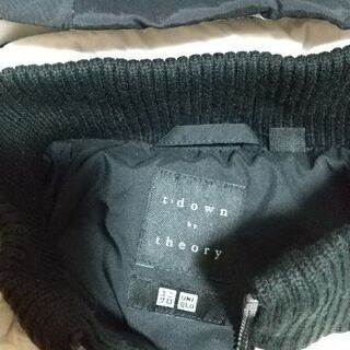 110センチ  UNIQLOダウンコート 美品❗️中綿ダウン90%フェザー10%の画像