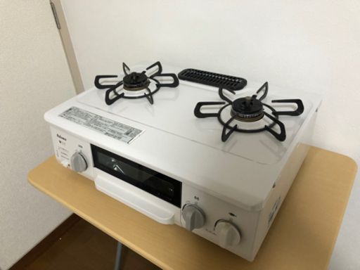 パロマ グリル付き2口ガスコンロ