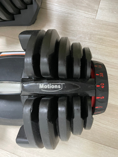 筋トレ　ダンベル可変式　両手で80kg