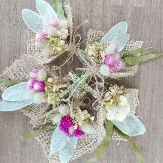 千日紅のガーランドの画像