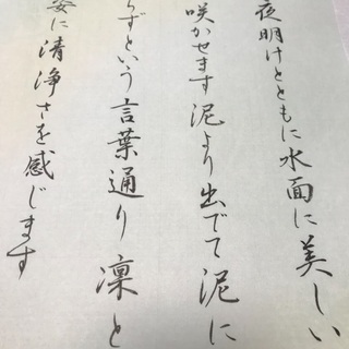 大人の習字教室です。ペン字、実用書、  文部科学省後援書写技能検定試験の指導も致します。の画像