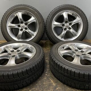 【YOKOHAMA ice GUARD iG50x3 iG50 PLUSx1 215/55R17】【三菱 グランディス 純正ホイール 17インチ 7J5HPCD114.3+46】　(MTJ124) クレジットカード QRコード決済可能