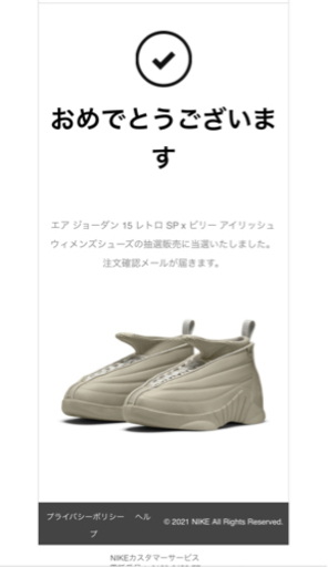 ナイキ　エアジョーダン　NIKE × Billie Eillish レトロ