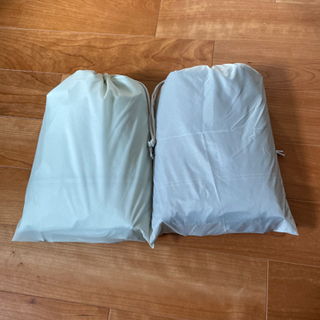 【まとめ売り】レインポンチョ×２、クリアバイザーの画像