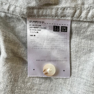 UNIQLO ユニクロ シャツ 長袖 の画像