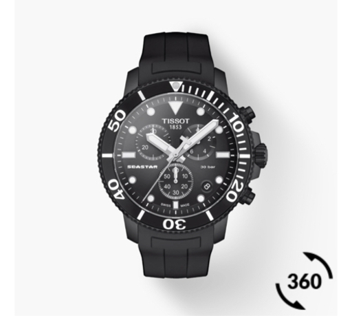 【箱完備】腕時計 TISSOT シースター 1000 クロノグラフ