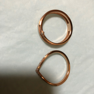 ［お受け渡し者様決定］未使用　リング2点の画像