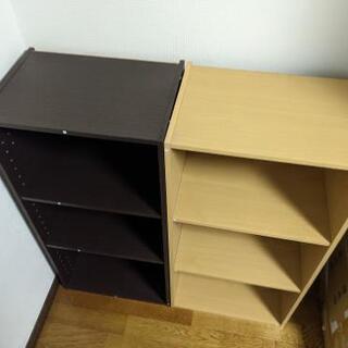 ニトリ 三層カラーボックス 