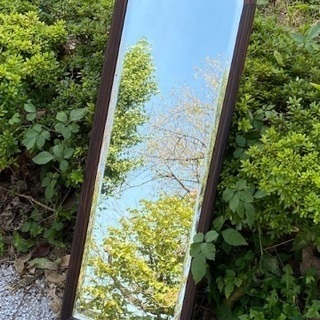 ◎大幅お値下げしました‼️ 逸品 貴重 古い木枠のミラー 鏡 古...