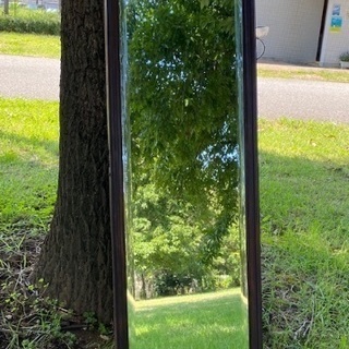 ◎大幅お値下げしました‼️ 逸品 貴重 古い木枠のミラー 鏡 古道具 抽斗 無垢材 茶道具 漆和家具 ☆お値下げ可‼️の画像