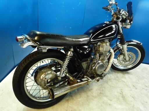 YAMAHA SR400-3 黒 車検残R4/5月 名変で乗れます 決算大売り出し価格 諸経費０円 始動確認済み 即納車有り 激安 横浜 都筑 P-Yard