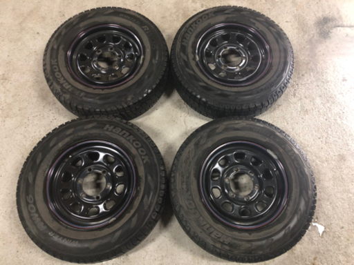 デイトナ　15インチ　195/80R15 ホイール　スタッドレス　4本