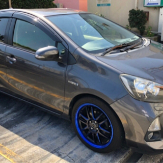 最終値下げ アクア ハイブリッドバッテリー交換済 ローダウン 車...