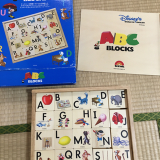 ディズニー英語  ABCブロック ＆ おまけ(ABCカード・DW...