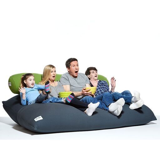 Yogibo Max (ライムグリーン) & Roll Max (クリームホワイト) 2点セット