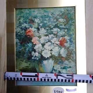 【中古】額縁⑭紙　金（油絵）の画像