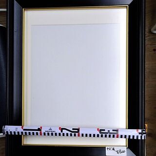 【中古】額縁⑯木目（傷あり）の画像