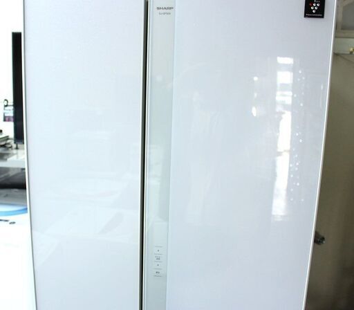 札幌市内配送無料 3ヶ月保証 13年製 シャープ プラズマクラスター搭載 5ドア冷蔵庫 SJ-GF50X-W