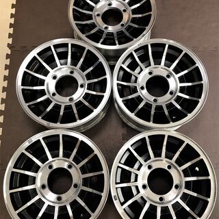 ｍ06151006 ジムニー用 ５本スペア付き 15×6j ＋1...