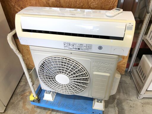 【動作保証あり】HITACHI 2016年 6畳用 2.2kw ルームエアコン RAS-A22E【管理KR215】