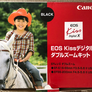 CANON EOS kiss デジタルX ダブルズーム1眼レフカ...