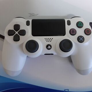 （美品）PS4　CUH-2100AB02　500G　グレイシャーホワイト（オマケつき）の画像