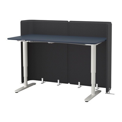 状態良好）IKEA製オフィス机（2台）+コイズミ製メッシュチェア（1脚）