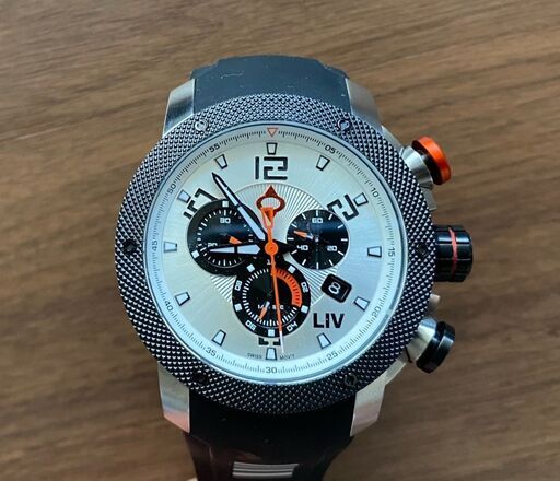 【LIV】GenesisX-1メンズ時計[ほぼ未使用|美品|電池切れ|箱なし説明書なし]