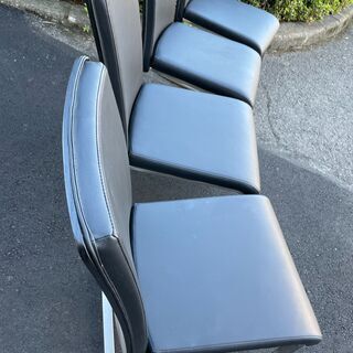 ダイニングチェア4点　※バラ売り可　DCダヴィンチBK　ニトリ　No.4474　【リサイクルショップどりーむ天保山店】の画像