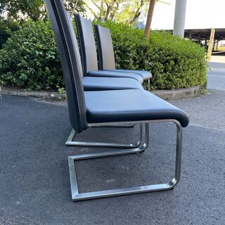 ダイニングチェア4点　※バラ売り可　DCダヴィンチBK　ニトリ　No.4474　【リサイクルショップどりーむ天保山店】の画像