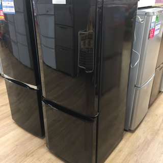MITSUBISHI MR-P15D-B 冷蔵庫 2019年製 ブラック 人気のブラック！三菱 2019 MR-P15D-B 冷蔵庫 中古 家電