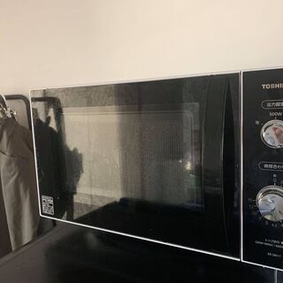 電子レンジ 17L 2019年製 TOSHIBA ER-SM17 ホワイトの画像
