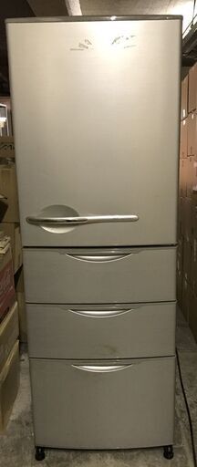AQUA アクア 4ドア 冷凍冷蔵庫 355L（冷蔵270L、冷凍85L） AQR-361A(W) 2012年製