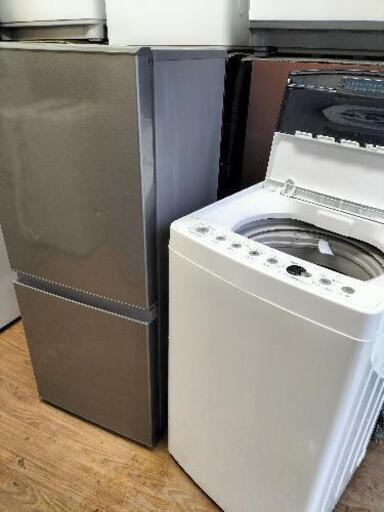 新生活お買い得セット！！シリーズ73 アクア（AQUA）AQR-13G（S）2ドア冷蔵庫　126L　2018年製・ハイアール JW-C45D 全自動洗濯機　4.5Kg 2020年製　2点セット！！