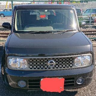 【譲渡先決定】車検R3 10/30まで 日産 キューブ  黒 ナ...