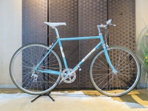 ■BIANCHI VIA BRERA ビアンキ ビア ブレラ 8速 チェレステ クロスバイク ヴィアブレラ 自転車 札幌発