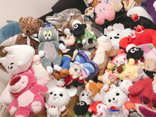 ぬいぐるみ　トラック一台分！？