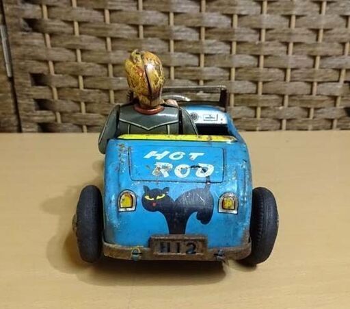 動作不良 当時物 野村トーイ 自動車 HOT ROD DREAM BOAT 電動 ブリキ玩具 全長18㎝ 昭和レトロ ☆ 札幌市 白石