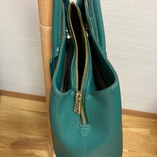 FURLA トートバッグ 海外購入品／グリーン 緑 カバン フルラの画像