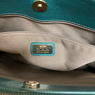 FURLA トートバッグ 海外購入品／グリーン 緑 カバン フルラの画像