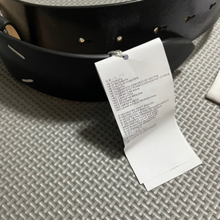 21SS☆Maison Margiela/マルジェラ 4ステッチ レザー ベルトの画像