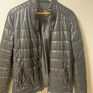 ZARA フェイクレザー　ジャケット、値下げ