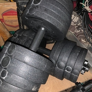 筋トレ　ダンベル15kg×2セット(7.5kg×4セット)　合計...