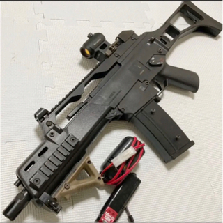 電動ガンG36c 付属品（予備マガジン、バッテリー、充電器）