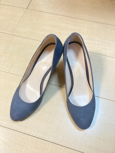 【銀座かねまつ】☆ウェッジソールパンプス☆size24㎝D