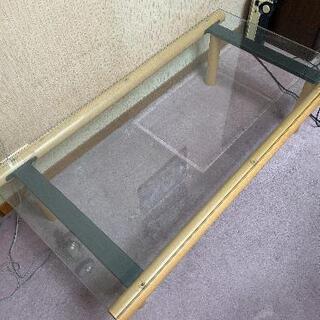 ガラステーブル ローテーブル