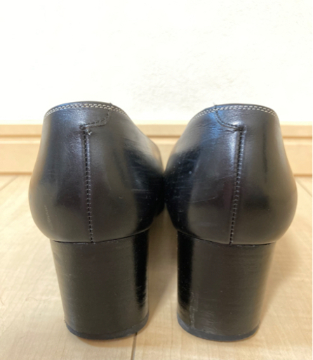 【ラスピー二】☆RASPINI☆チャンキーヒールパンプス♪size23.5EE
