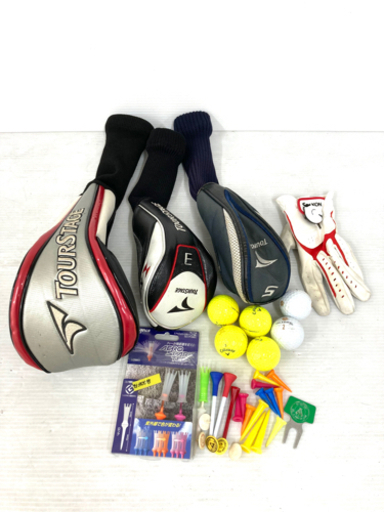 SOLD OUT！◆TOUR STAGE ツアーステージ 等◆ゴルフクラブ 全14本セット＋SRIXON キャディバッグ＋付属品多数付